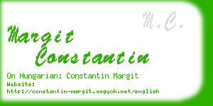 margit constantin business card